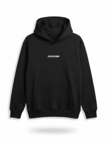 Korean Oversized Drop Shoulder Solid Hoodie - Image 4