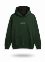 Korean Oversized Drop Shoulder Solid Hoodie - Image 2