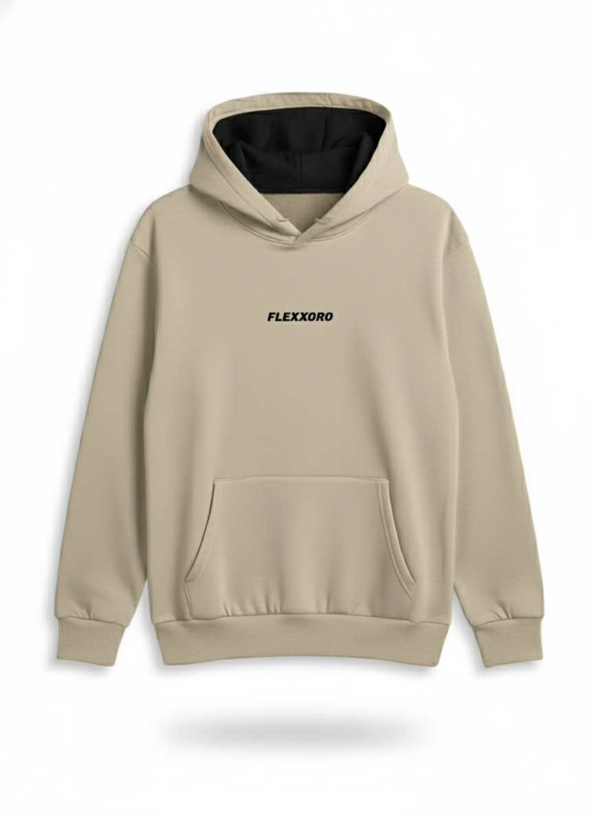 Plain Korean Oversized Drop Shoulder Solid Hoodie - Image 1